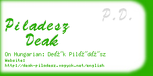 piladesz deak business card